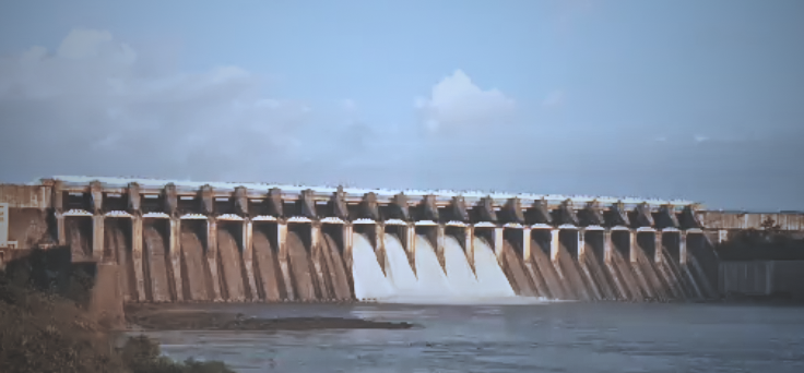 bargi dam gate open